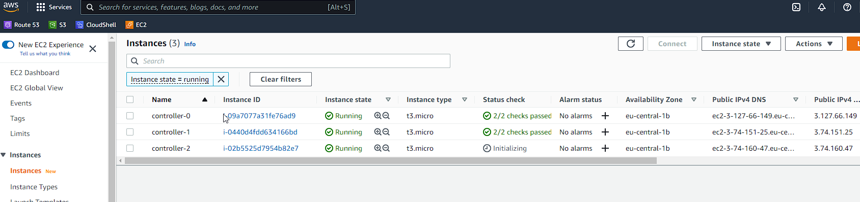 AWS EC2 Controller Instances