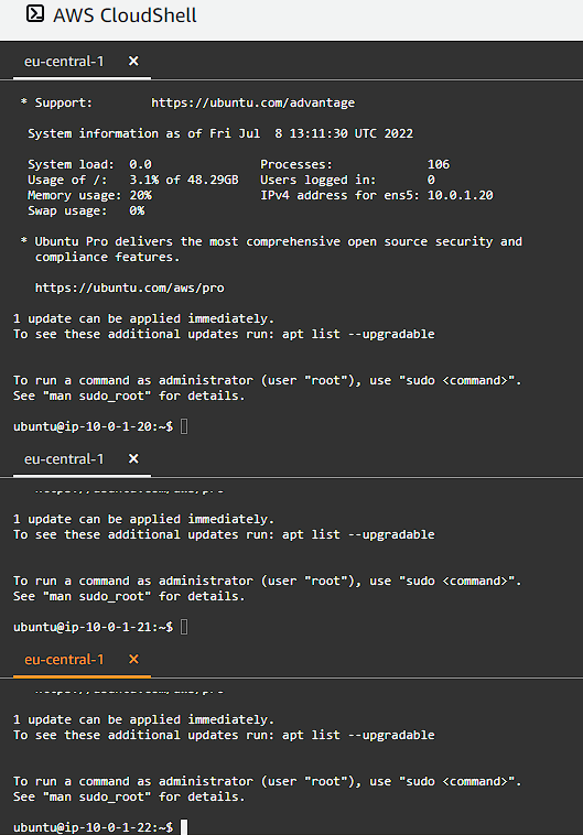 CloudShell Bootstrap Workers SSH