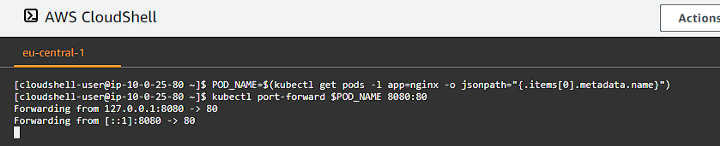 CloudShell Port Forwarding